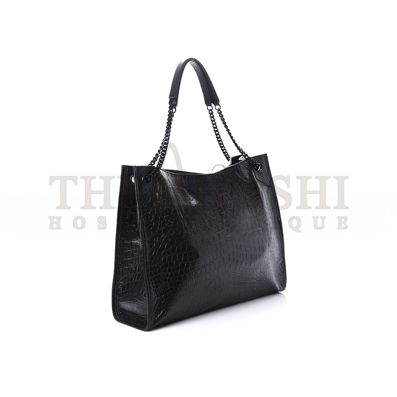 Y51 MEDIUM NIKI SHOPPING BAG BLACK 201418F049073 (33*27*11.5cm) Master Quality